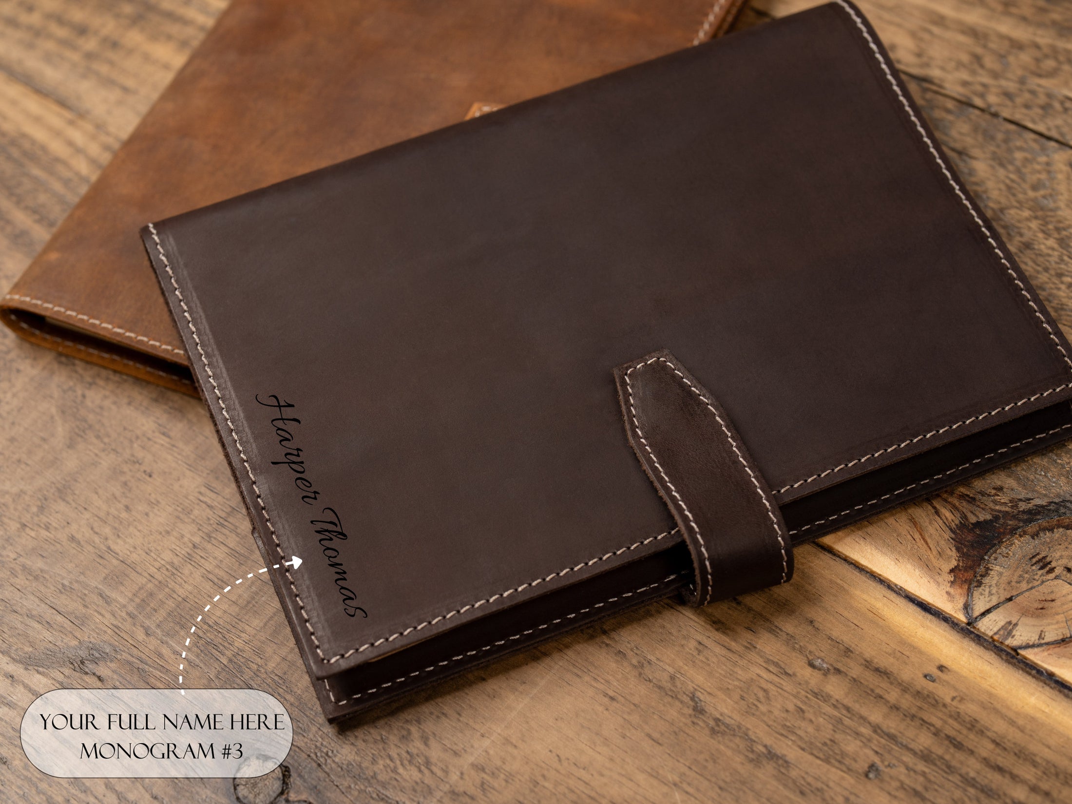 A5 Leather Journal Cover, Personalized Notebook Cover, Leather Journal Refillable, Leather Notebook, Travel Journal, Leather Diary