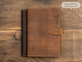 Load image into Gallery viewer, A5 Leather Journal Cover, Personalized Notebook Cover, Leather Journal Refillable, Leather Notebook, Travel Journal, Leather Diary
