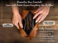 Load image into Gallery viewer, Christmas Gift for Men, Personalized Leather Dopp Kit for Men, Lined Custom Toiletry Travel Shaving Bag for Boyfriend
